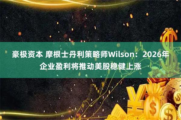 豪极资本 摩根士丹利策略师Wilson：2026年企业盈利将推动美股稳健上涨