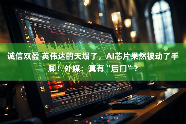 诚信双盈 英伟达的天塌了，AI芯片果然被动了手脚！外媒：真有“后门”？